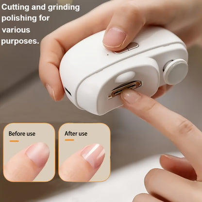 Multi-Function Smart Electric Nail Clipper - Anti-Pinch, Nail Polishing, Illumination, Grinding  Portable, Long Battery Life.