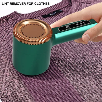 USB Electric Rechargeable Lint Remover - Removes Hair Balls, Fuzz, and Sweater Reels from Clothes