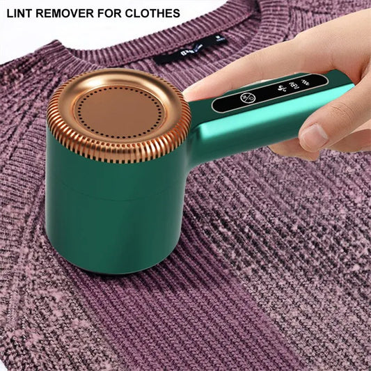 USB Electric Rechargeable Lint Remover - Removes Hair Balls, Fuzz, and Sweater Reels from Clothes