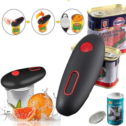 Automatic Electric Can Opener - Touch and Manual Handheld Practical Kitchen Tool