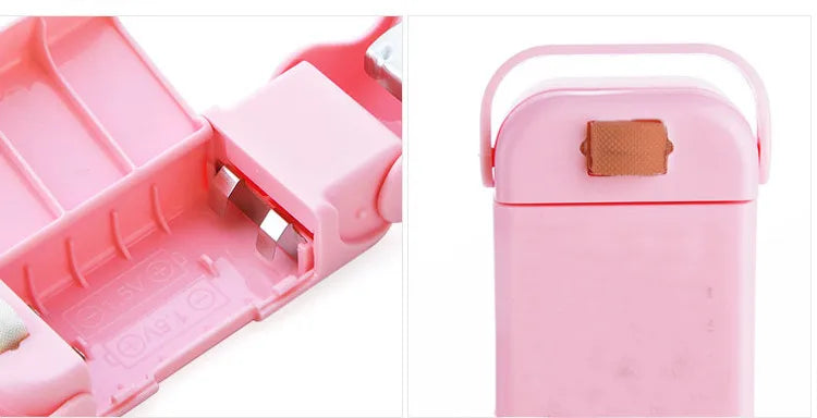 Portable Mini Heat Bag Sealer - Thermal Plastic Food Packaging Sealer with Closure for Sealing Bags