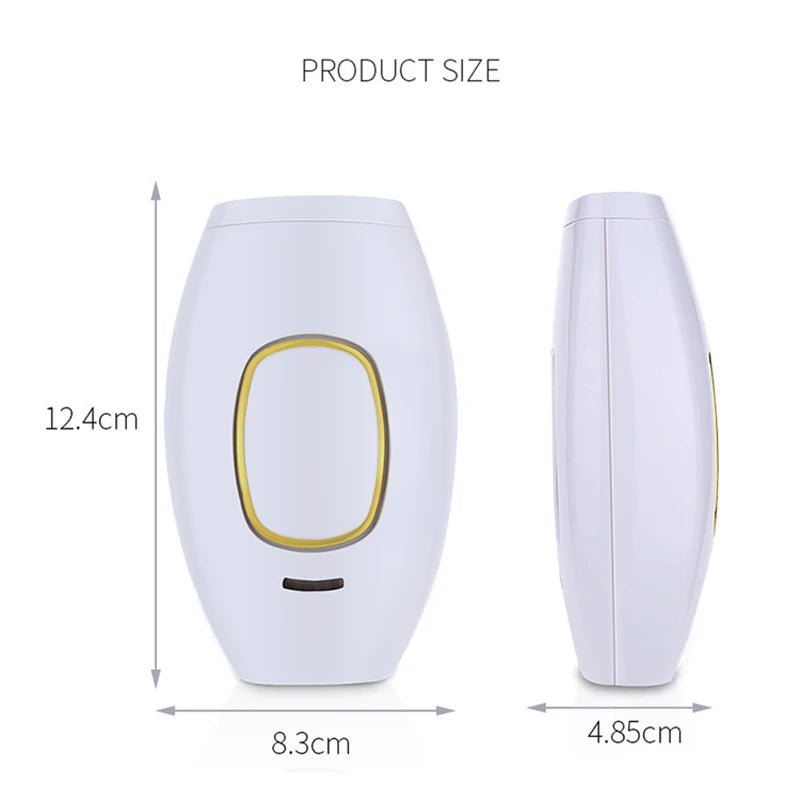 Professional IPL Hair Removal Handset for Home Use - Permanent Laser Depilator for Women and Men