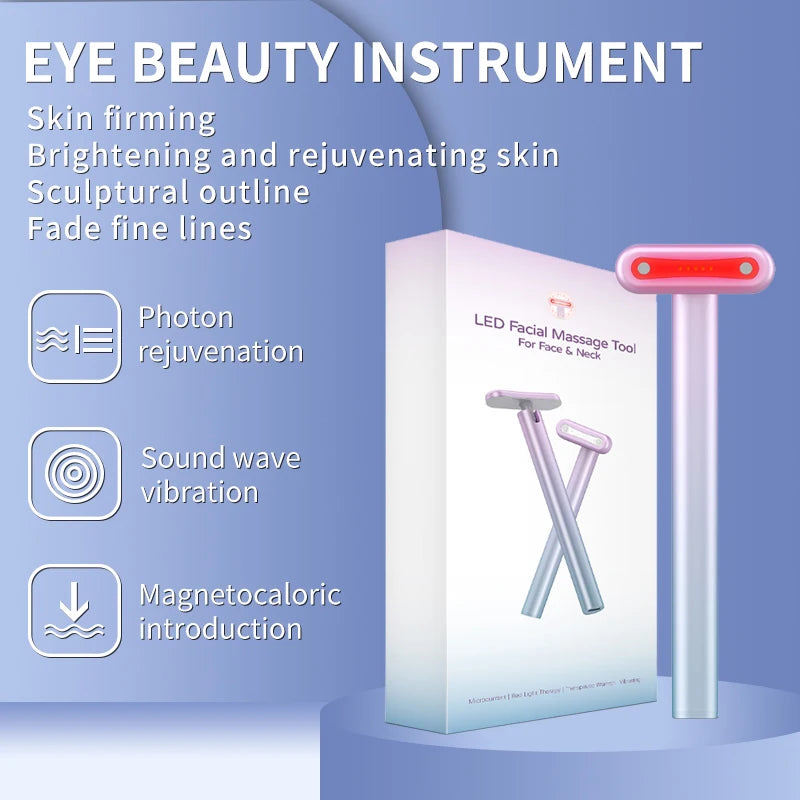 EMS Eye Vibration Massager - Facial Lifting Device for Wrinkle and Dark Circle Removal