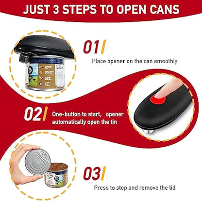 Automatic Electric Can Opener - Touch and Manual Handheld Practical Kitchen Tool